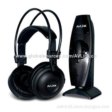 Virtual 5.1-CH Home Audio System Wireless Headphones with Built-in 40mm Mylar Speaker